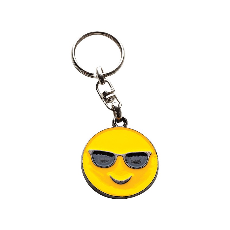Porte-clés emoji happy